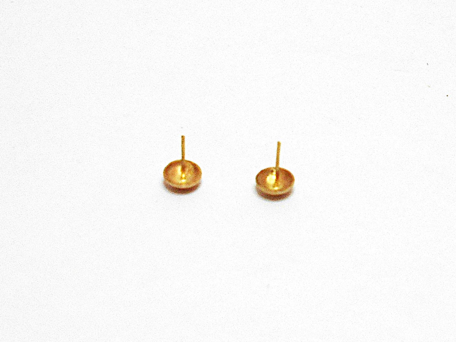 14k Moon Gold Stud Earrings: Handcrafted Celestial Jewelry