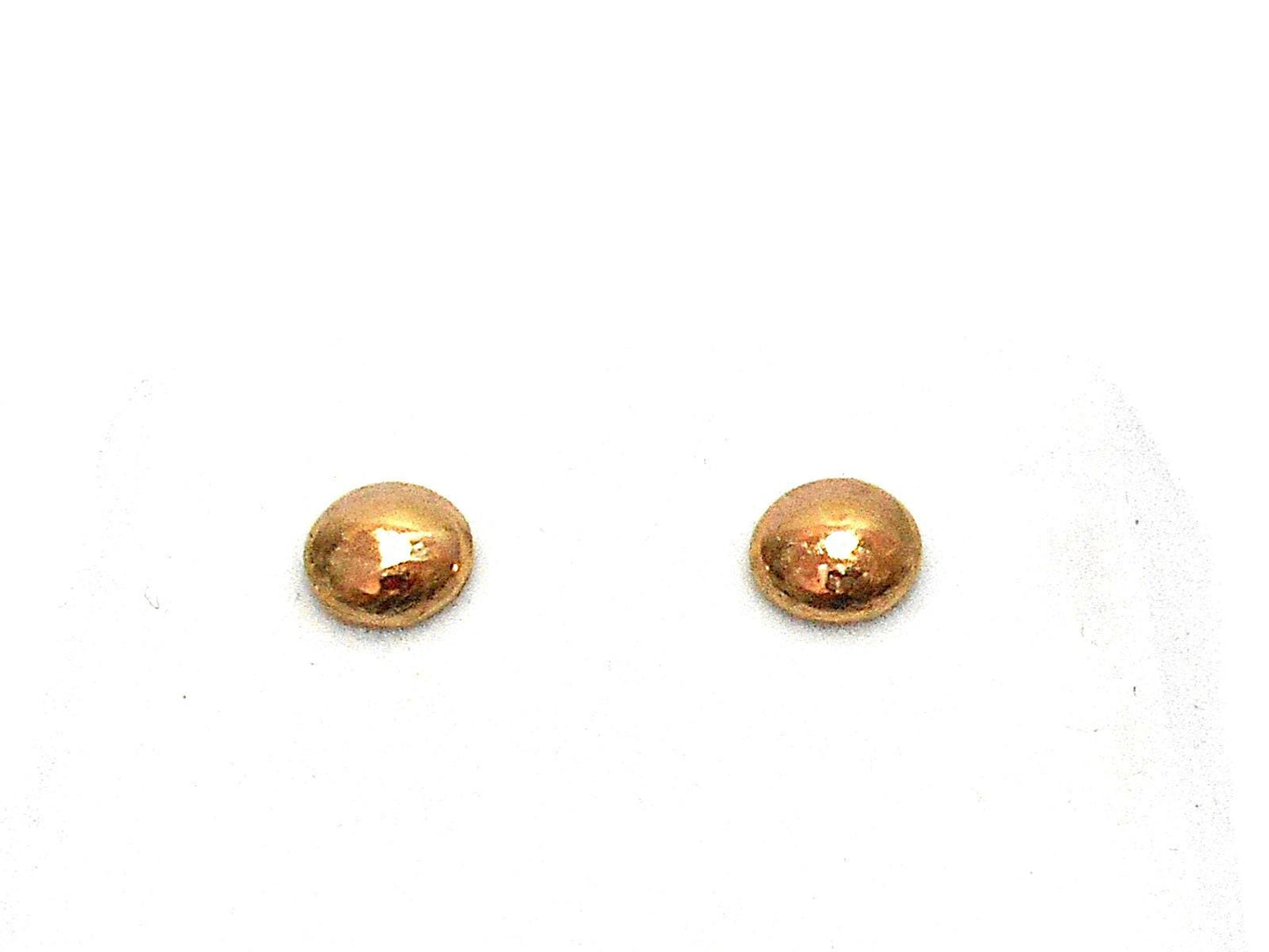 14k Moon Gold Stud Earrings: Handcrafted Celestial Jewelry