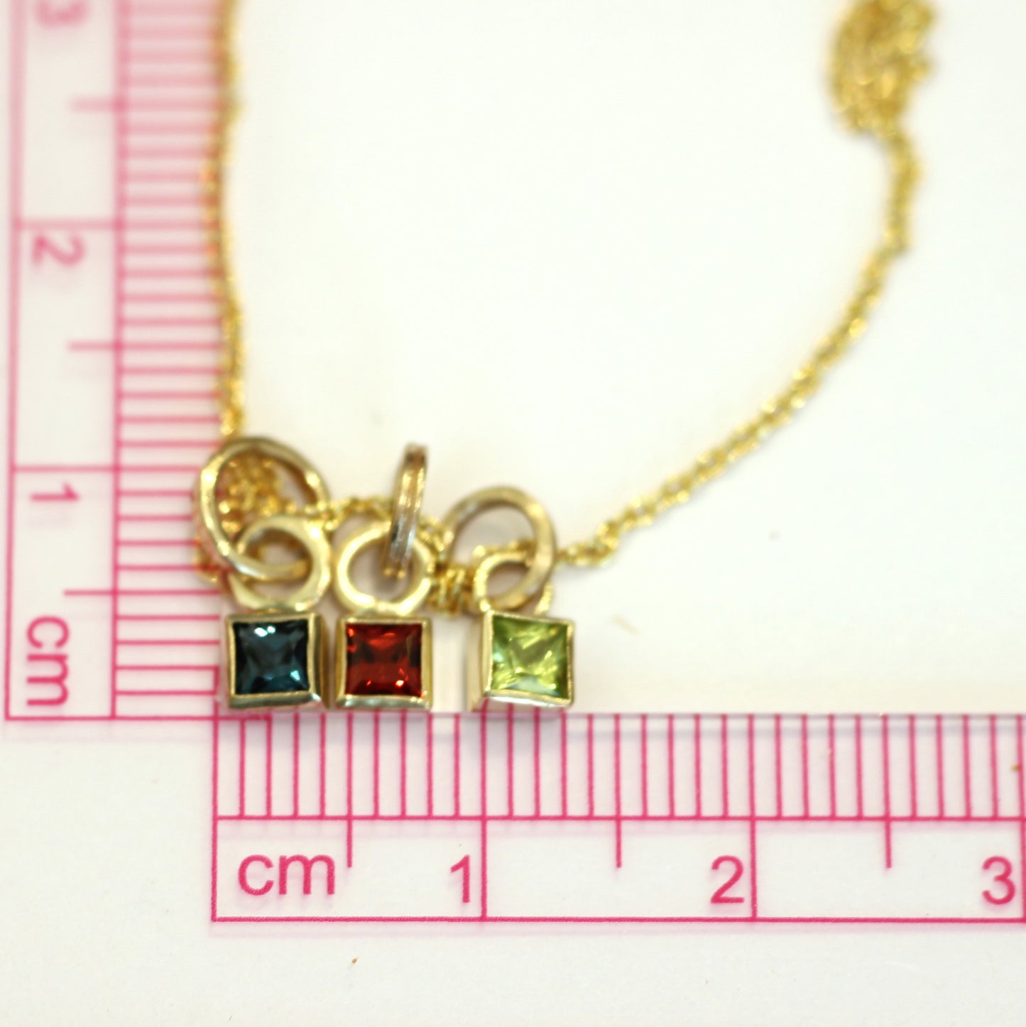 Add a Solid 14K Birthstone to Your Pendant - ADD-ON