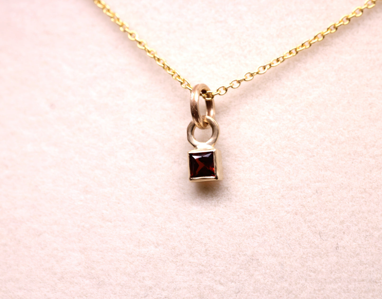 Add a Solid 14K Birthstone to Your Pendant - ADD-ON