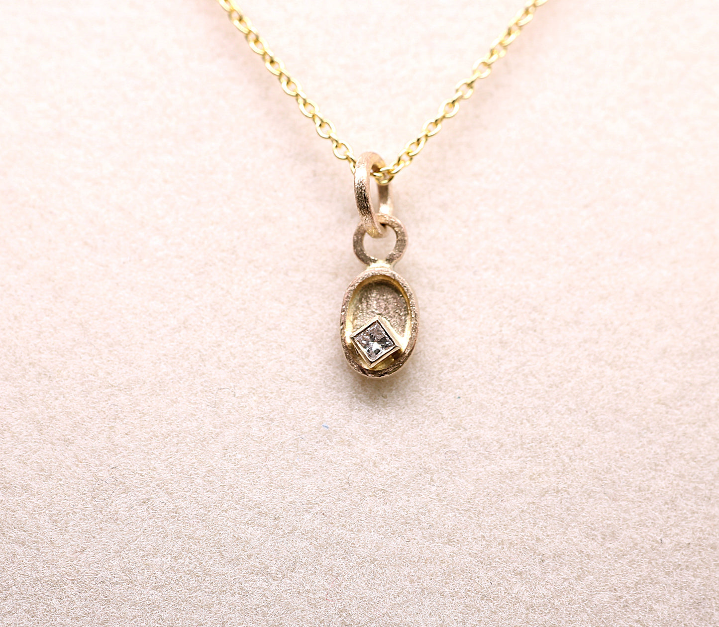Add a Solid 14K Birthstone to Your Pendant - ADD-ON