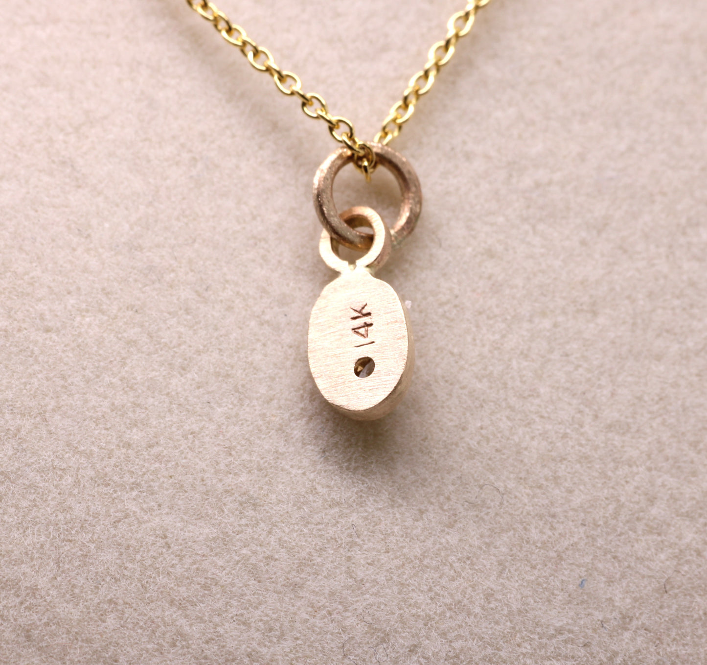 Add a Solid 14K Birthstone to Your Pendant - ADD-ON